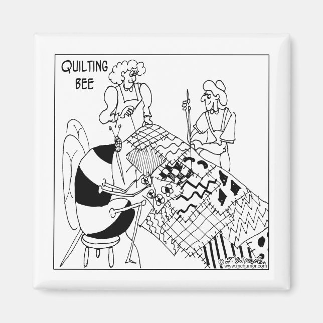 Aimant Une Abeille De Plantation (Devant)