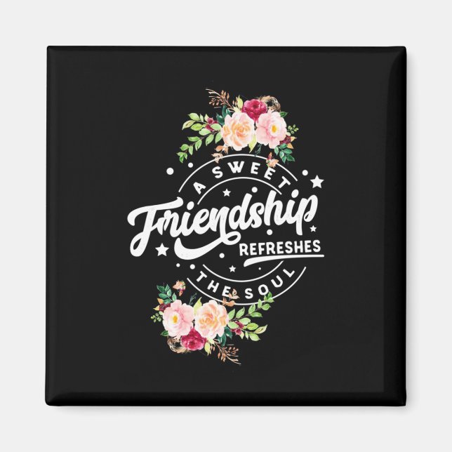 Aimant Une Amitié Douce Rafraîchit L'Âme (Devant)