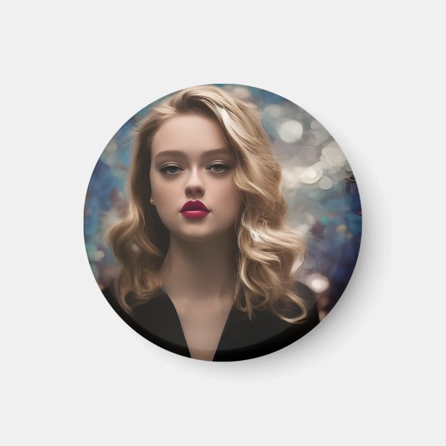 Aimant Une Belle Femme Blonde (Devant)