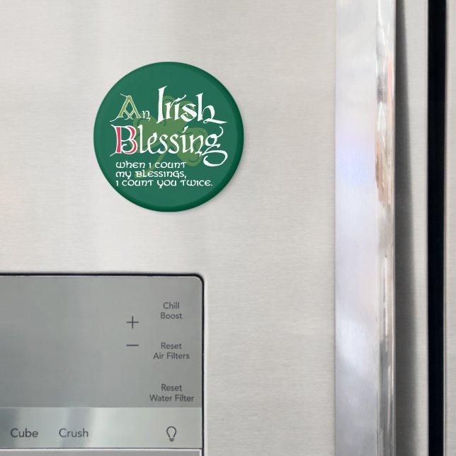 Aimant Une bénédiction irlandaise (In situ (réfrigérateur))