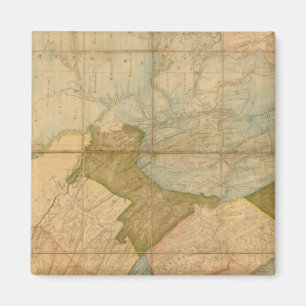 Aimant Une carte de l'état de Pennsylvanie