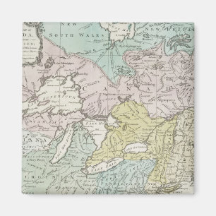 Aimant Une carte précise du Canada, 1761