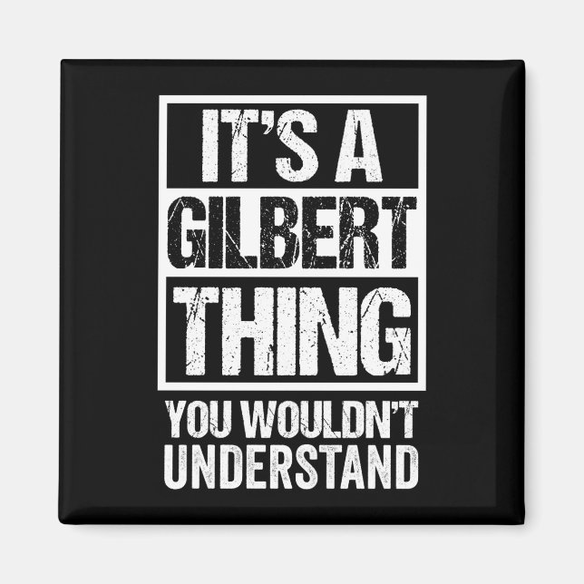 Aimant Une chose de Gilbert ne comprendrait pas le nom de (Devant)