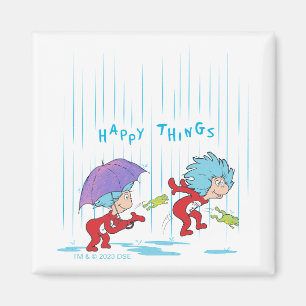 Aimant Une chose deux choses heureuses