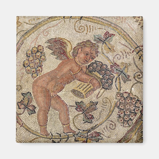 Aimant Une cupide cueillette de raisins, fragment de trot (Devant)