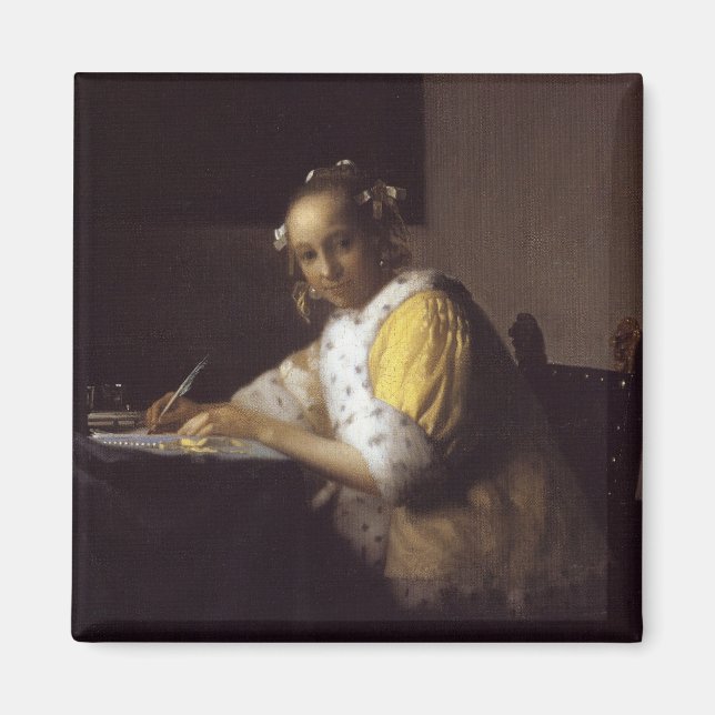 Aimant Une Dame Écrivant (Devant)