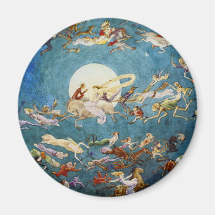 Aimant Une danse autour de l'aimant de la lune