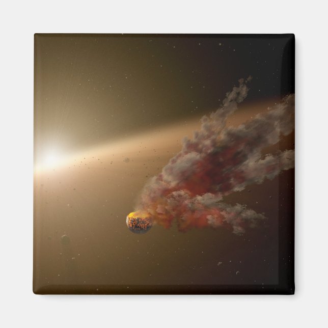 Aimant Une Énorme Éruption Autour De L'Étoile Ngc 2547-Id (Devant)