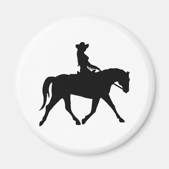 Aimant Une Femme À Cheval (Devant)