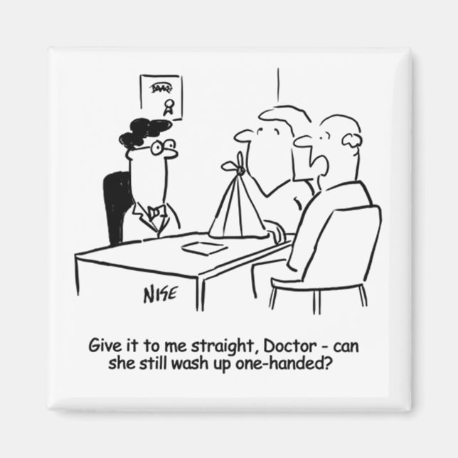 Aimant Une femme a un bras cassé dans une fronde (Devant)