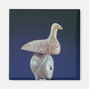 Aimant Une femme qui pense à un oiseau de Loon, du Cap Do