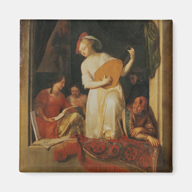 Aimant Une fête musicale, 1681 (Devant)