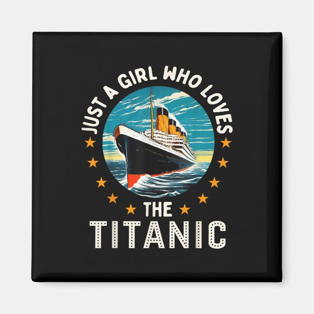 Aimant Une fille qui aime les filles du RMS Titanic (Devant)