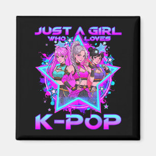 Aimant Une fille qui aime les filles enfants k-pop annive