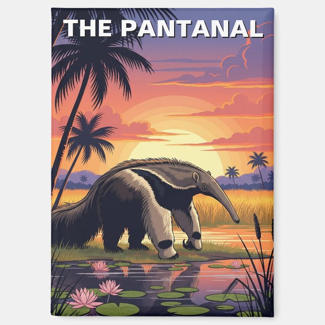 Aimant Une fourmi géante dans le Pantanal (Recto)