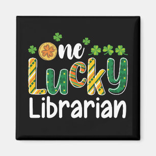 Aimant Une Lucky Librarian School St Patrick's Day