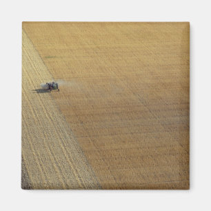 Aimant Une moisson de tracteur