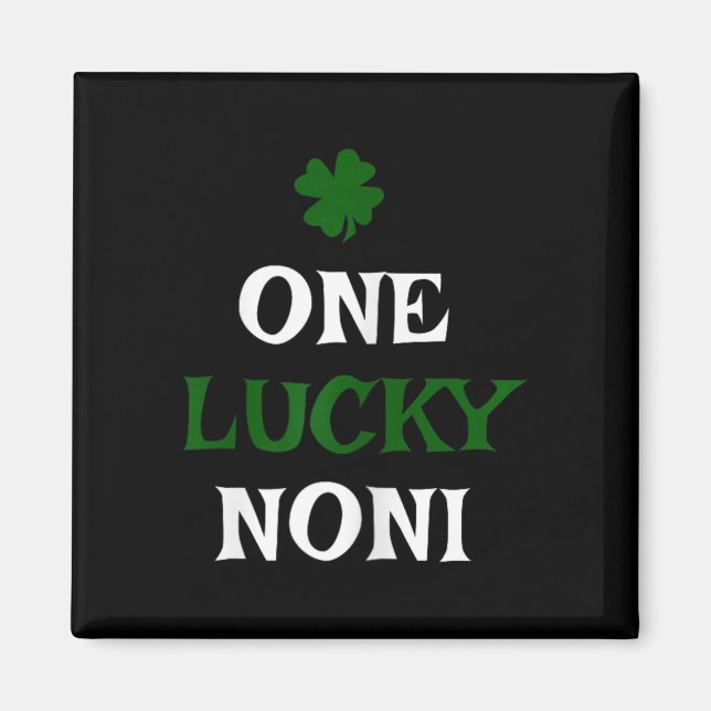 Aimant Une Noni chanceuse Saint-Patrick drôle irlandais  (Devant)