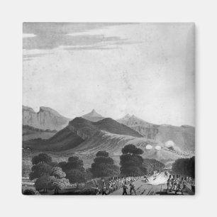 Aimant Une partie de l'armée britannique se formant avant