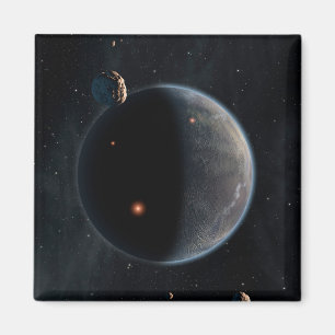 Aimant Une Planète Comme La Terre Riche En Carbone Et Sèc