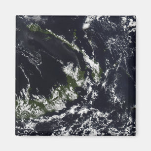 Aimant Une plume volcanique de la caldeira de Rabaul