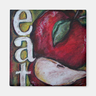 Aimant Une Pomme Par Jour. . . Manger!