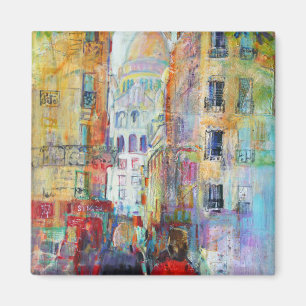 Aimant Une promenade nocturne jusqu'au Sacre Coeur