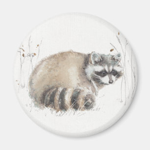 Aimant Une promenade X de région boisée