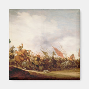 Aimant Une scène de bataille, 1653