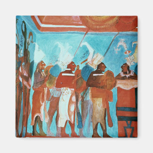 Aimant Une scène de la vie, dépeignant des musiciens