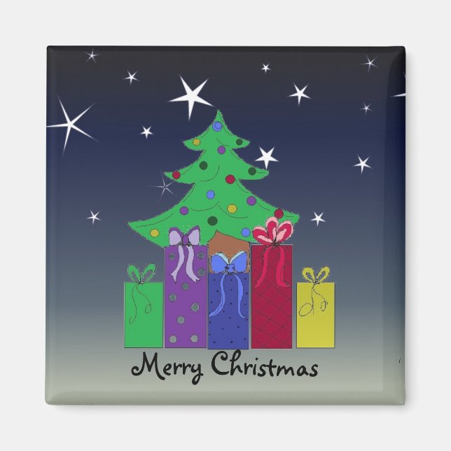 Aimant Une scène de Noël (Devant)