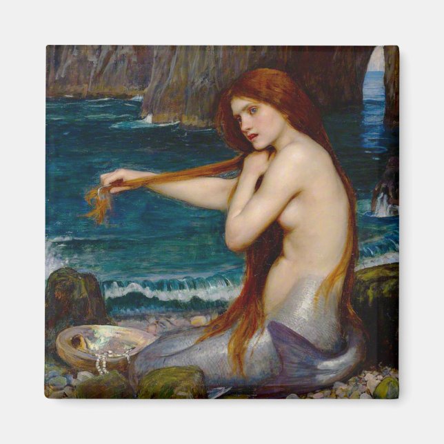 Aimant Une sirène, vers 1900 par John Waterhouse (Devant)