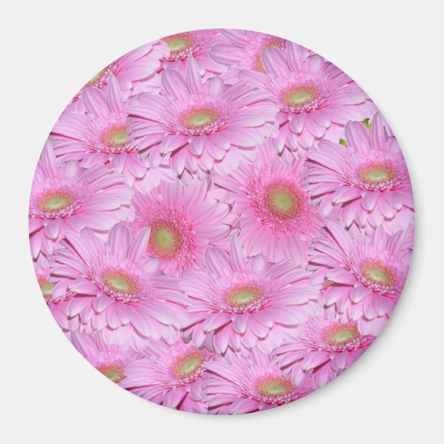 Aimant Une symphonie de gerbera roses, (Devant)