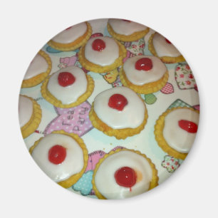 Aimant Une tarte de Bakewell de cerise