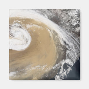 Aimant Une tempête de poussière asiatique traverse le Pac