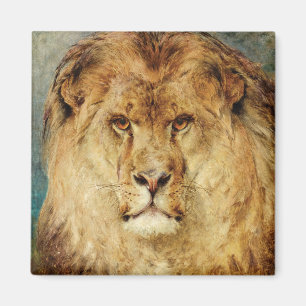 Aimant Une tête de lion (par Heywood Hardy)