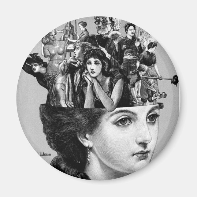 Aimant Une tête pleine (Devant)