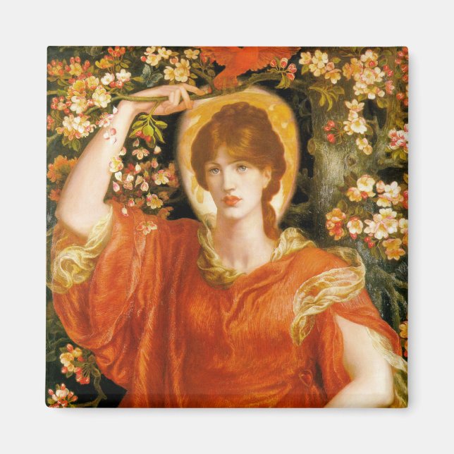 Aimant Une vision de Fiammetta - Dante Gabriel Rossetti (Devant)