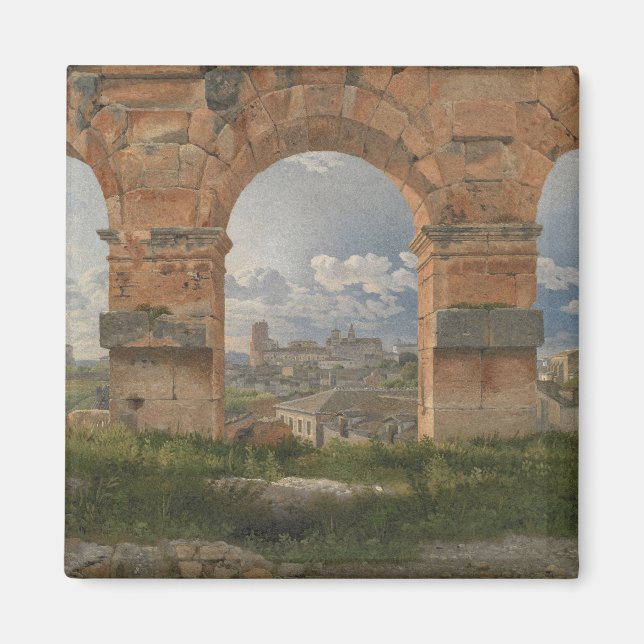 Aimant Une vue à travers trois arches du Colisée (Devant)