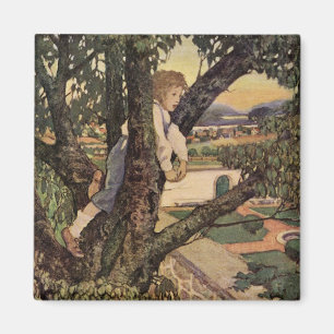 Aimant Une vue des arbres par Jessie Willcox Smith