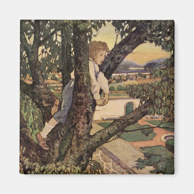 Aimant Une vue des arbres par Jessie Willcox Smith (Devant)