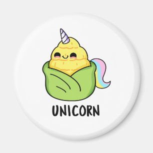Aimant Unicorn Funny Baby Corn Pun