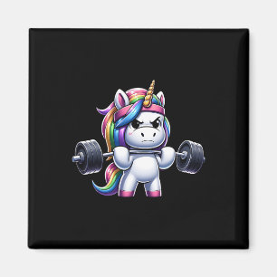 Aimant Unicorn Gym Deadlift Fitness Workout Poids