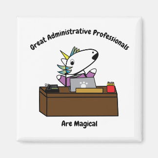 Aimant Unicorn Professionnel Administratif Personnaliser