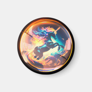 Aimant Unicorne de feu