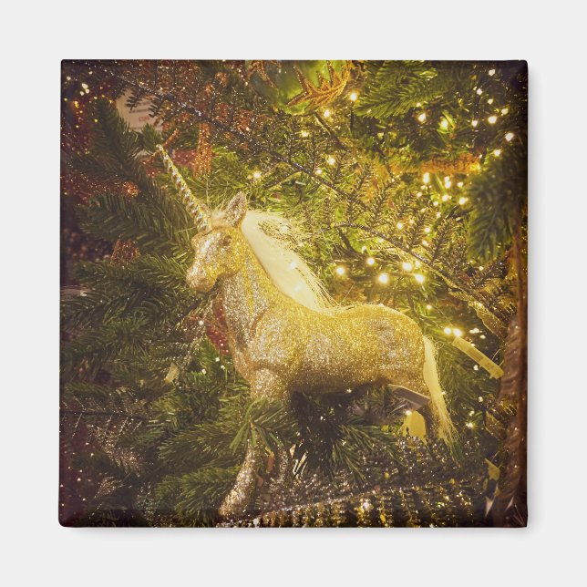 Aimant Unicorne d'or (Devant)