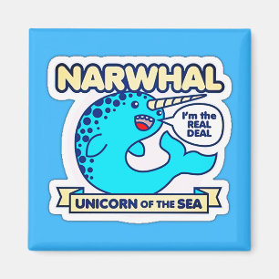 Aimant Unicorne Narwhal De La Mer