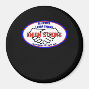 Aimant Union Des Syndicats De Soutien Fort, Quand Les Syn