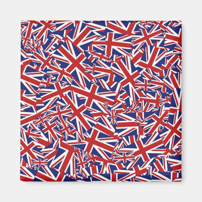 Aimant Union Jack Collage (Devant)