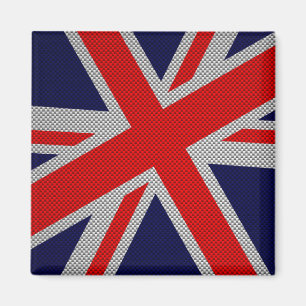 Aimant Union Jack moderne sur l'impression en fibre de ca